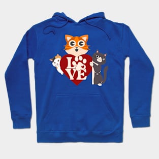 Cat Love Hoodie